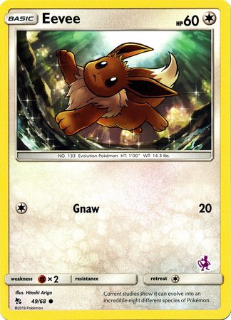 Eevee (49/68) (Mewtwo Deck) [Battle Academy 2020] | Dragon's Lair Comics and Fantasy Houston TX