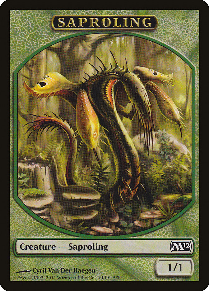 Saproling Token [Magic 2012 Tokens] | Dragon's Lair Comics and Fantasy Houston TX