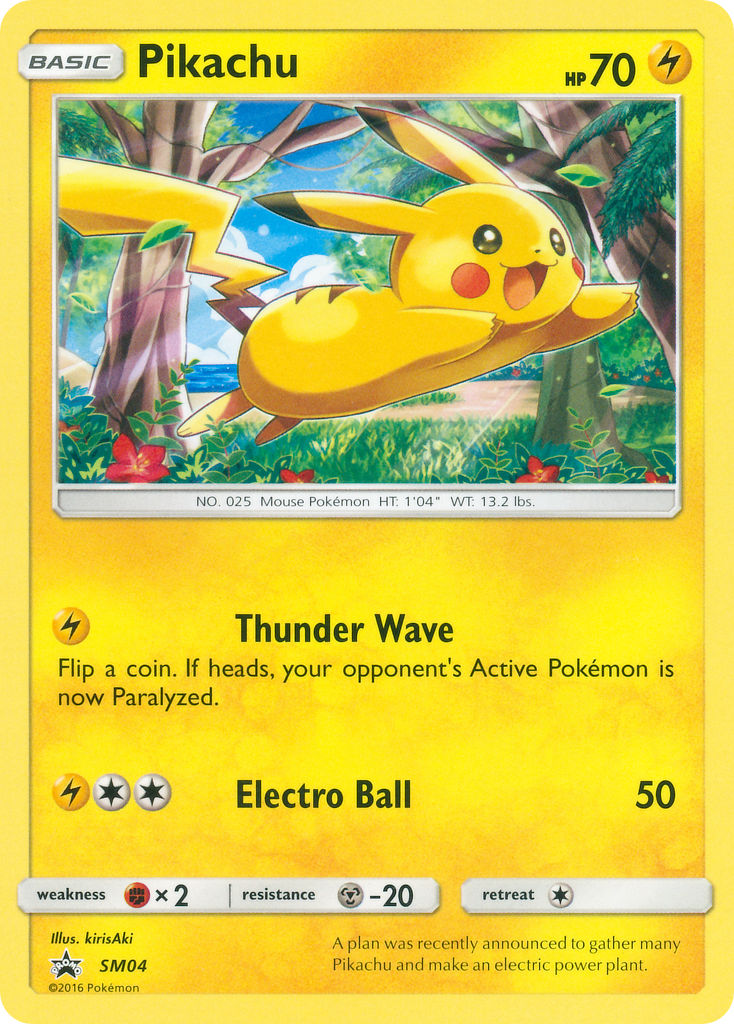 Pikachu (SM04) (Target Non Holo) [Sun & Moon: Black Star Promos] | Dragon's Lair Comics and Fantasy Houston TX