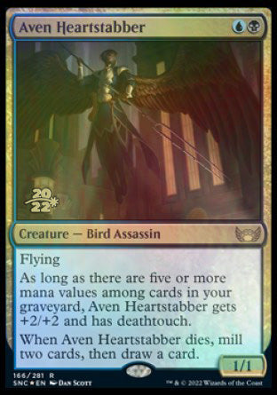 Aven Heartstabber [Streets of New Capenna Prerelease Promos] | Dragon's Lair Comics and Fantasy Houston TX