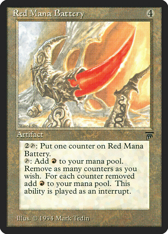 Red Mana Battery [Legends] | Dragon's Lair Comics and Fantasy Houston TX