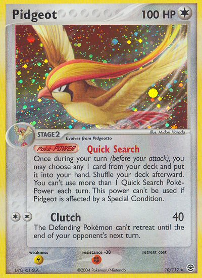 Pidgeot (10/112) [EX: FireRed & LeafGreen] | Dragon's Lair Comics and Fantasy Houston TX