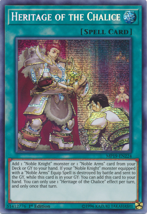 Heritage of the Chalice [MP19-EN224] Prismatic Secret Rare | Dragon's Lair Comics and Fantasy Houston TX