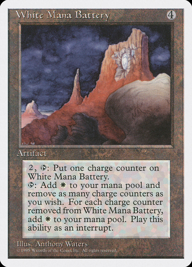 White Mana Battery [Fourth Edition] | Dragon's Lair Comics and Fantasy Houston TX