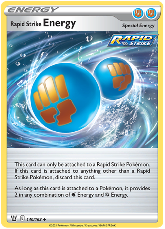 Rapid Strike Energy (140/163) [Sword & Shield: Battle Styles] | Dragon's Lair Comics and Fantasy Houston TX