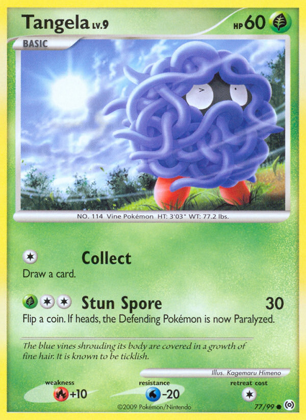 Tangela (77/99) [Platinum: Arceus] | Dragon's Lair Comics and Fantasy Houston TX