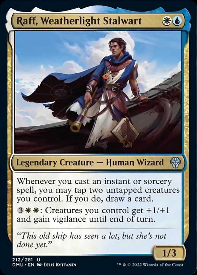 Raff, Weatherlight Stalwart [Dominaria United] | Dragon's Lair Comics and Fantasy Houston TX