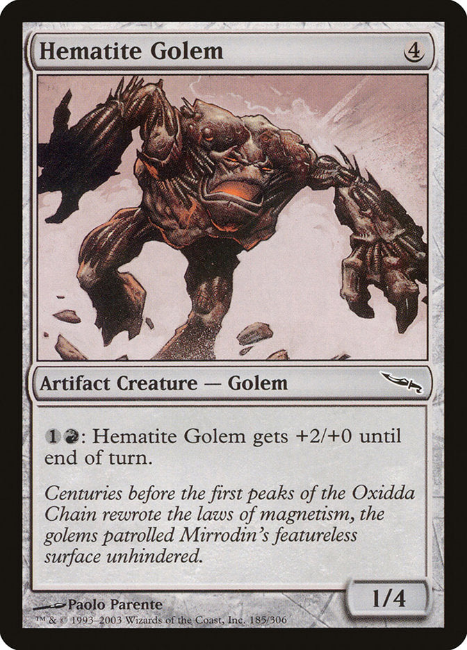 Hematite Golem [Mirrodin] | Dragon's Lair Comics and Fantasy Houston TX