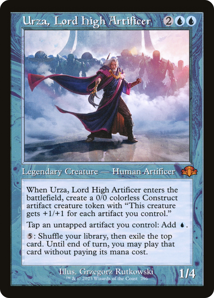 Urza, Lord High Artificer (Retro) [Dominaria Remastered] | Dragon's Lair Comics and Fantasy Houston TX