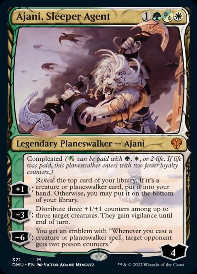 Ajani, Sleeper Agent (Showcase) [Dominaria United] | Dragon's Lair Comics and Fantasy Houston TX