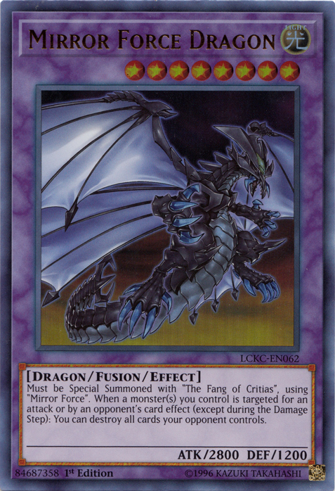 Mirror Force Dragon [LCKC-EN062] Ultra Rare | Dragon's Lair Comics and Fantasy Houston TX