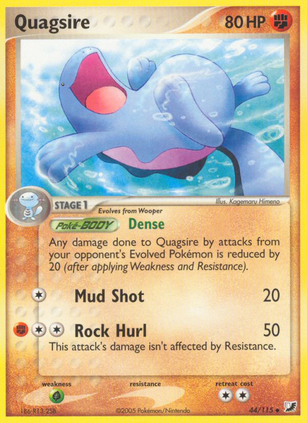 Quagsire (44/115) [EX: Unseen Forces] | Dragon's Lair Comics and Fantasy Houston TX