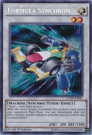 Formula Synchron [LC5D-EN041] Secret Rare | Dragon's Lair Comics and Fantasy Houston TX