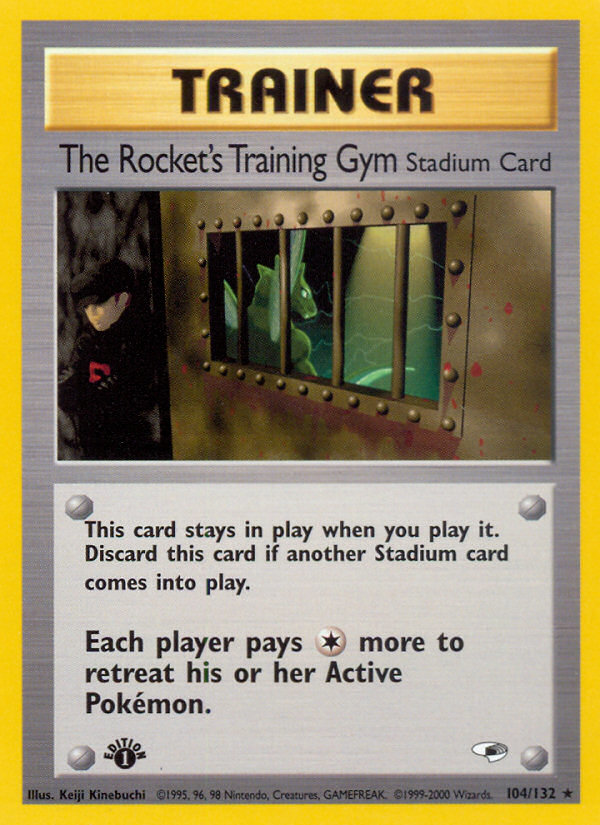 The Rocket's Training Gym (104/132) [Gym Heroes 1st Edition] | Dragon's Lair Comics and Fantasy Houston TX