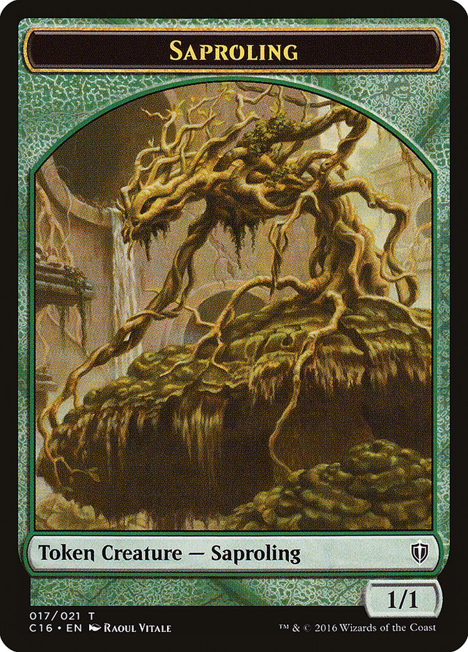 Saproling Token (017/021) [Commander 2016 Tokens] | Dragon's Lair Comics and Fantasy Houston TX