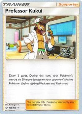 Professor Kukui (128/149) (Ice Path FTW - Zachary Bokhari) [World Championships 2017] | Dragon's Lair Comics and Fantasy Houston TX