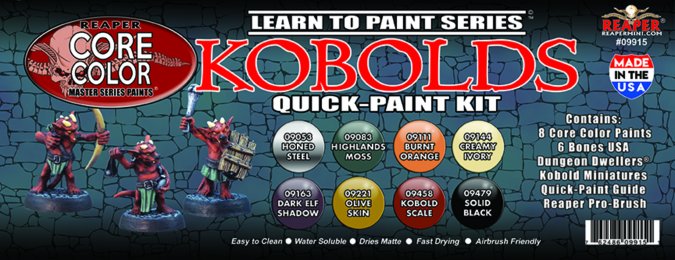 Reaper Master Series Paints: Kobold Quick Paint Set | Dragon's Lair Comics and Fantasy Houston TX