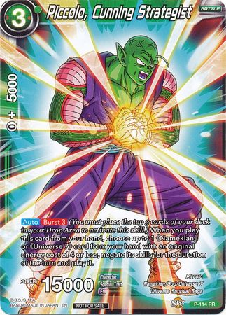 Piccolo, Cunning Strategist (Power Booster) (P-114) [Promotion Cards] | Dragon's Lair Comics and Fantasy Houston TX