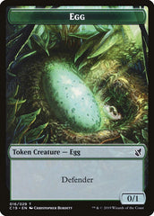 Gargoyle // Egg Double-Sided Token [Commander 2019 Tokens] | Dragon's Lair Comics and Fantasy Houston TX