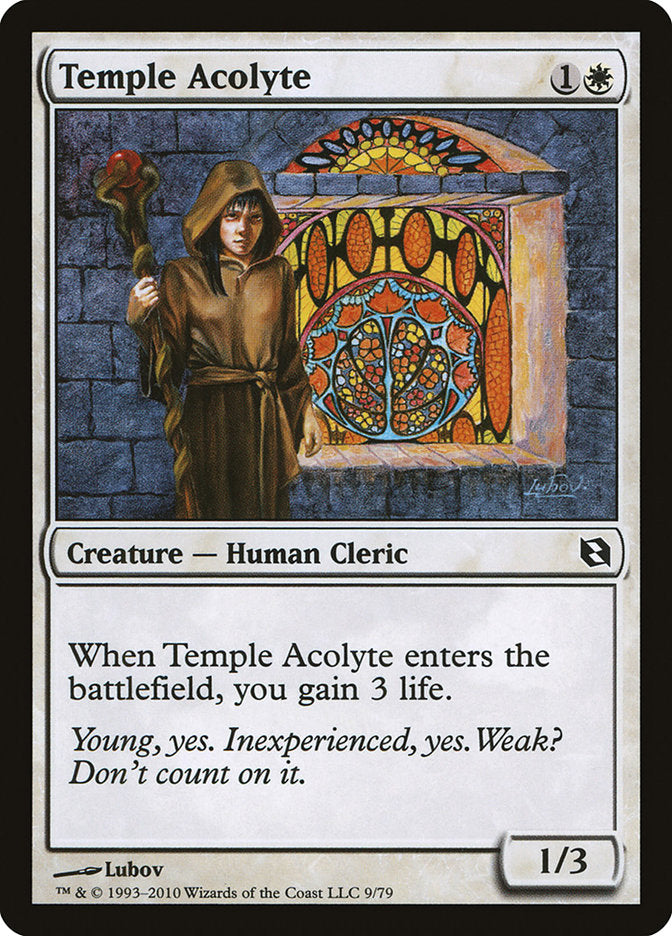 Temple Acolyte [Duel Decks: Elspeth vs. Tezzeret] | Dragon's Lair Comics and Fantasy Houston TX