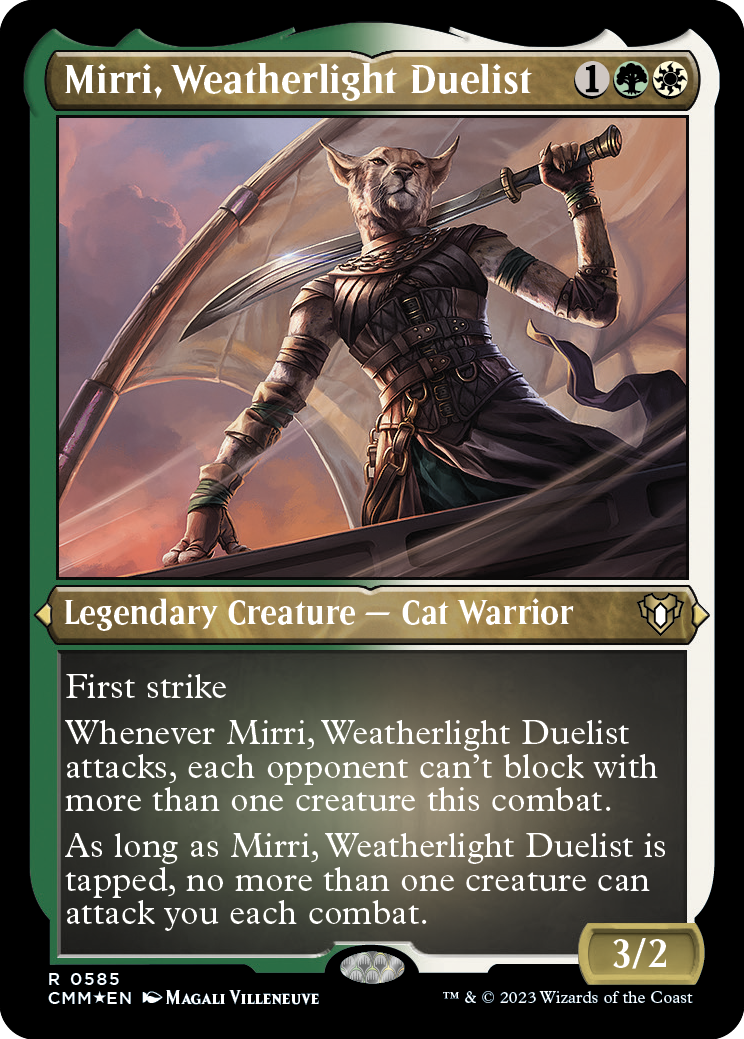 Mirri, Weatherlight Duelist (Foil Etched) [Commander Masters] | Dragon's Lair Comics and Fantasy Houston TX