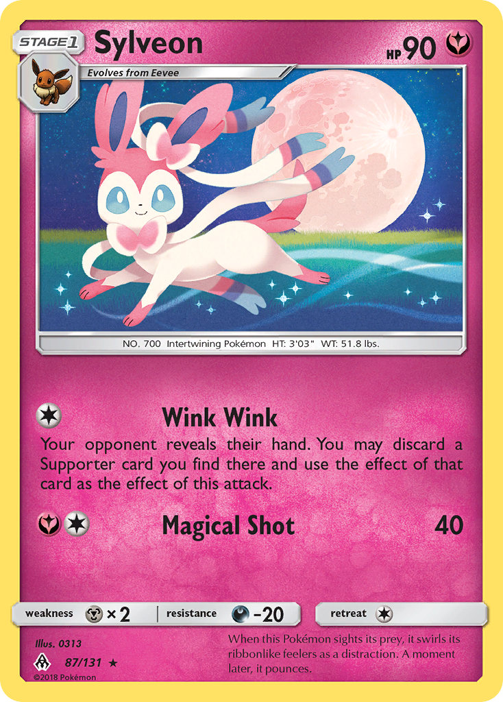 Sylveon (87/131) [Sun & Moon: Forbidden Light] | Dragon's Lair Comics and Fantasy Houston TX