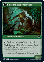 Weaver of Blossoms // Blossom-Clad Werewolf [Innistrad: Crimson Vow] | Dragon's Lair Comics and Fantasy Houston TX