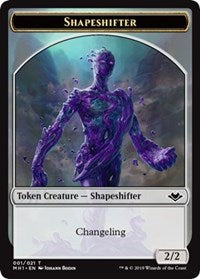 Shapeshifter (001) // Bear (011) Double-Sided Token [Modern Horizons Tokens] | Dragon's Lair Comics and Fantasy Houston TX