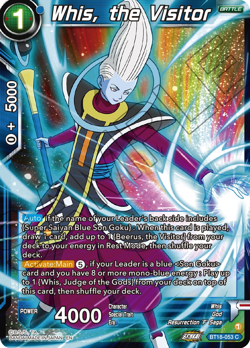 Whis, the Visitor (BT18-053) [Dawn of the Z-Legends] | Dragon's Lair Comics and Fantasy Houston TX