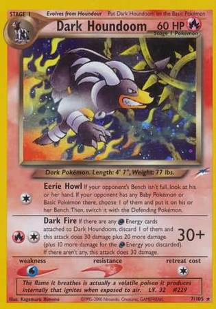 Dark Houndoom (7/105) [Neo Destiny Unlimited] | Dragon's Lair Comics and Fantasy Houston TX