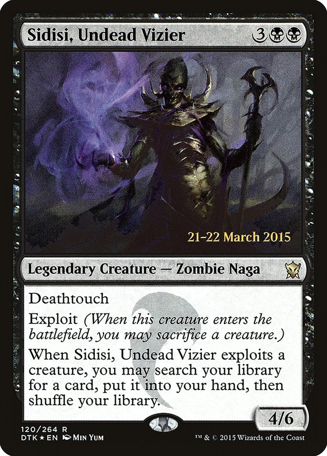 Sidisi, Undead Vizier [Dragons of Tarkir Prerelease Promos] | Dragon's Lair Comics and Fantasy Houston TX