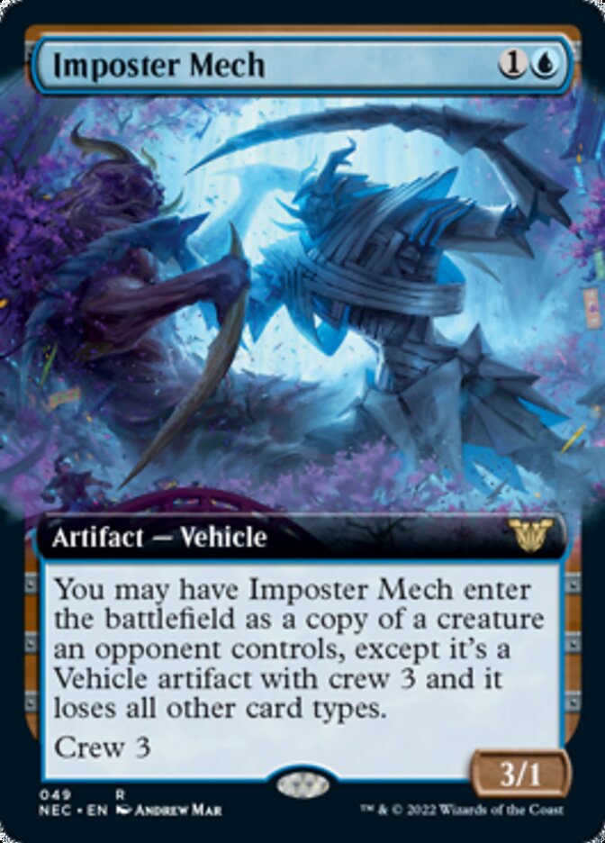 Imposter Mech (Extended Art) [Kamigawa: Neon Dynasty Commander] | Dragon's Lair Comics and Fantasy Houston TX