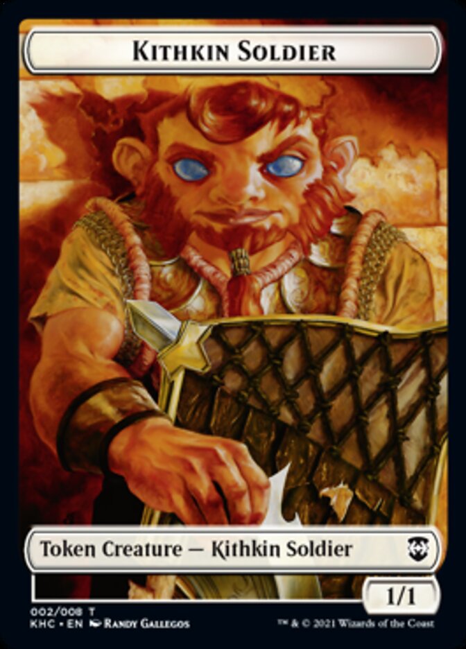 Kithkin Soldier Token [Kaldheim Commander Tokens] | Dragon's Lair Comics and Fantasy Houston TX