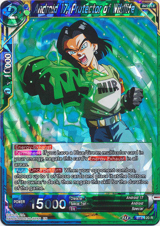 Android 17, Protector of Wildlife (BT8-120) [Malicious Machinations] | Dragon's Lair Comics and Fantasy Houston TX