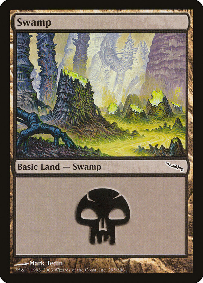 Swamp (295) [Mirrodin] | Dragon's Lair Comics and Fantasy Houston TX