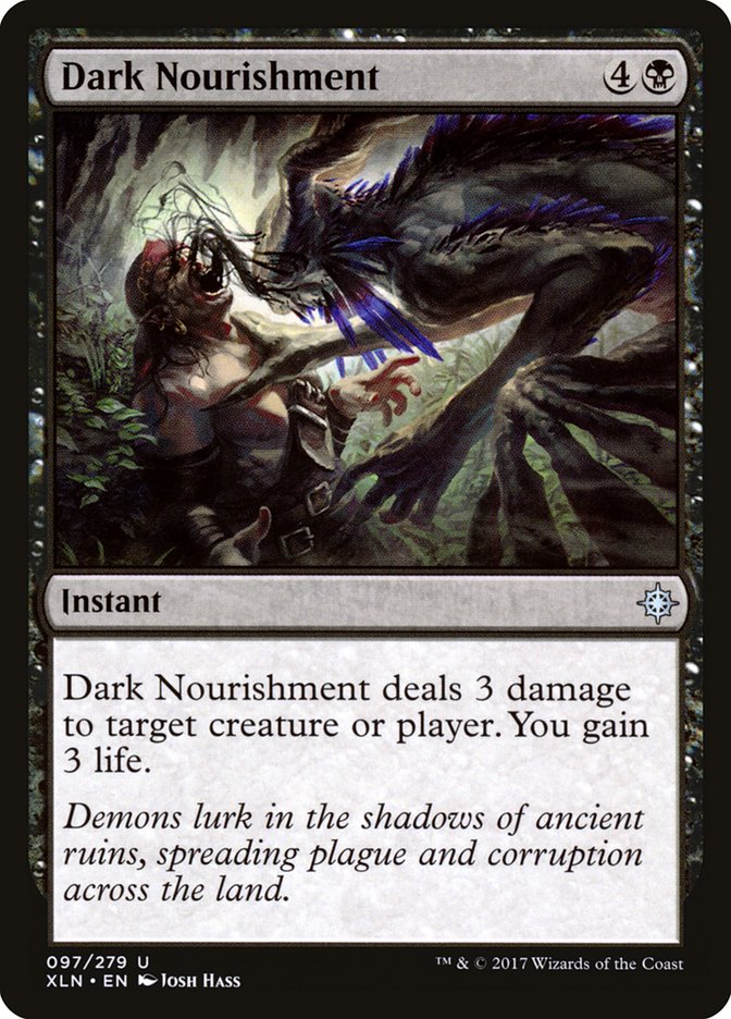 Dark Nourishment [Ixalan] | Dragon's Lair Comics and Fantasy Houston TX