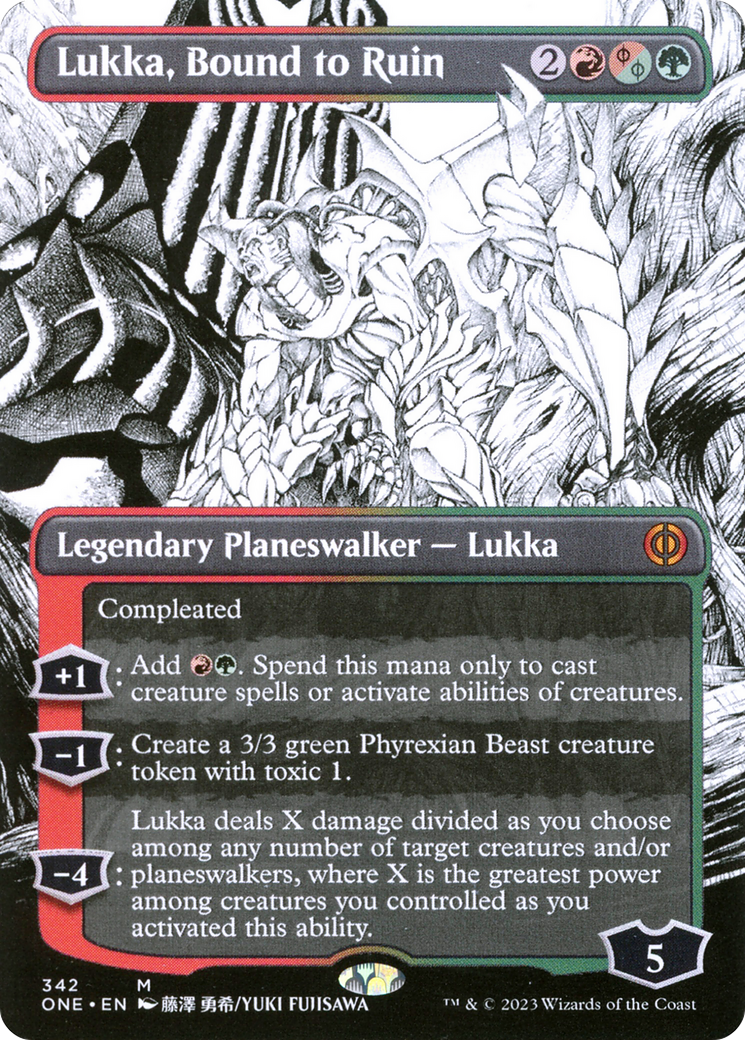 Lukka, Bound to Ruin (Borderless Manga) [Phyrexia: All Will Be One] | Dragon's Lair Comics and Fantasy Houston TX