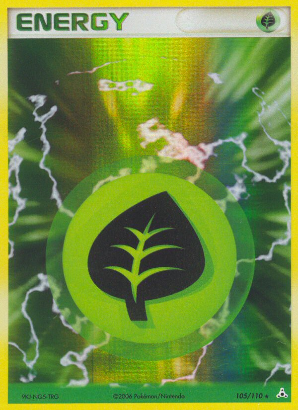 Grass Energy (105/110) [EX: Holon Phantoms] | Dragon's Lair Comics and Fantasy Houston TX