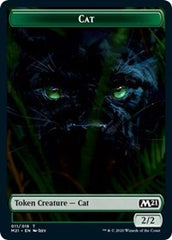 Cat (011) // Soldier Double-Sided Token [Core Set 2021 Tokens] | Dragon's Lair Comics and Fantasy Houston TX