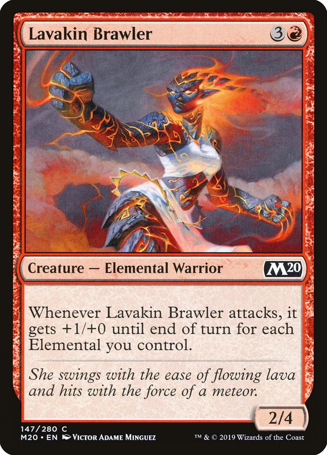 Lavakin Brawler [Core Set 2020] | Dragon's Lair Comics and Fantasy Houston TX