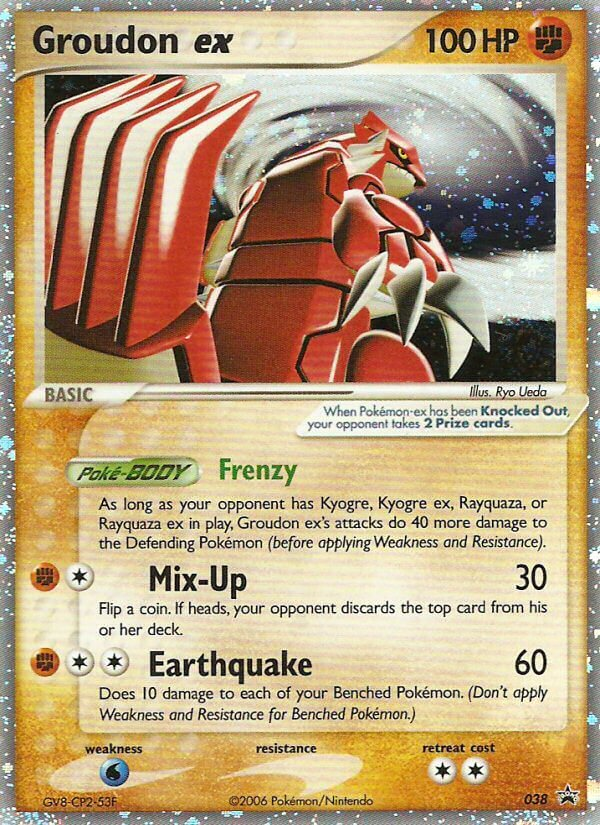 Groudon ex (038) [Nintendo: Black Star Promos] | Dragon's Lair Comics and Fantasy Houston TX