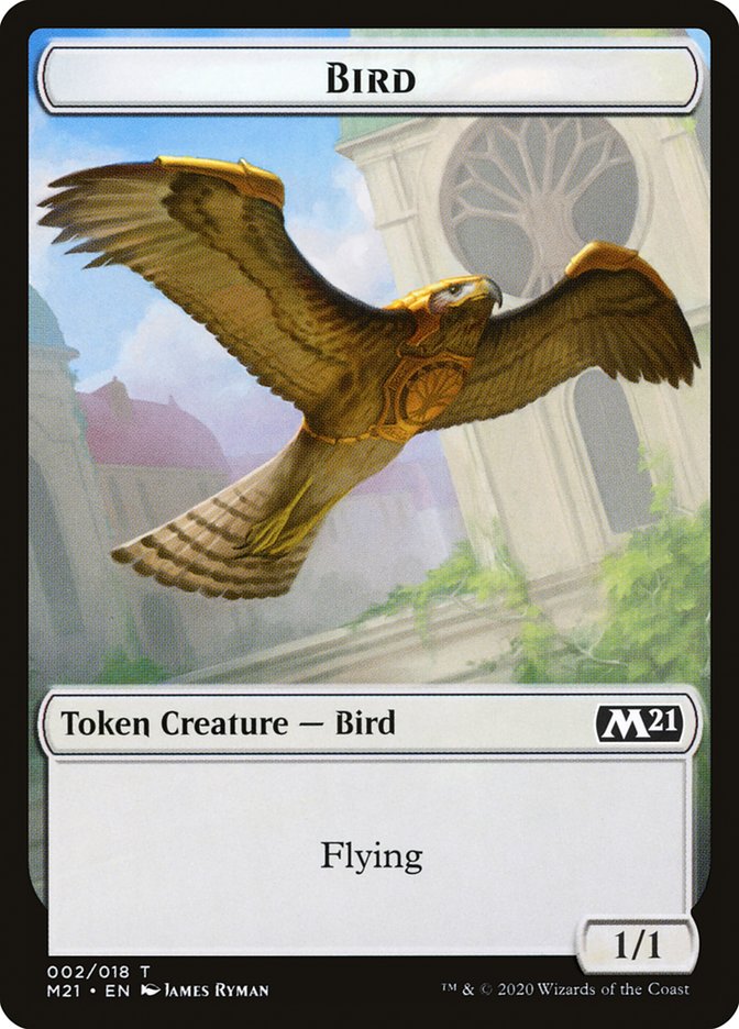 Bird Token [Core Set 2021 Tokens] | Dragon's Lair Comics and Fantasy Houston TX