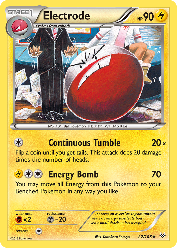 Electrode (22/108) [XY: Roaring Skies] | Dragon's Lair Comics and Fantasy Houston TX