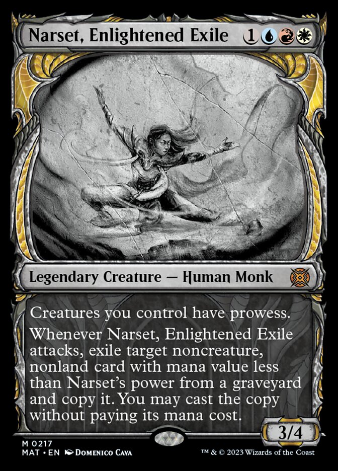 Narset, Enlightened Exile (Showcase Halo Foil) [March of the Machine: The Aftermath] | Dragon's Lair Comics and Fantasy Houston TX