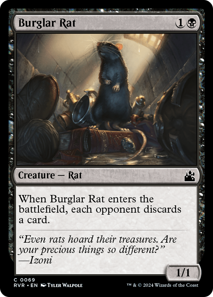 Burglar Rat [Ravnica Remastered] | Dragon's Lair Comics and Fantasy Houston TX