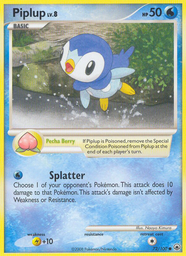 Piplup (72/100) [Diamond & Pearl: Majestic Dawn] | Dragon's Lair Comics and Fantasy Houston TX