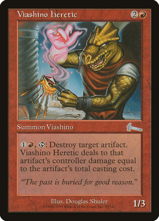 Viashino Heretic [Urza's Legacy] | Dragon's Lair Comics and Fantasy Houston TX