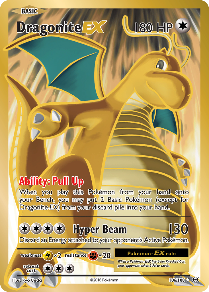 Dragonite EX (106/108) [XY: Evolutions] | Dragon's Lair Comics and Fantasy Houston TX