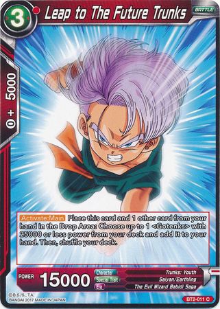 Leap to The Future Trunks (BT2-011) [Union Force] | Dragon's Lair Comics and Fantasy Houston TX