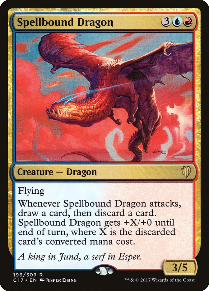 Spellbound Dragon [Commander 2017] | Dragon's Lair Comics and Fantasy Houston TX